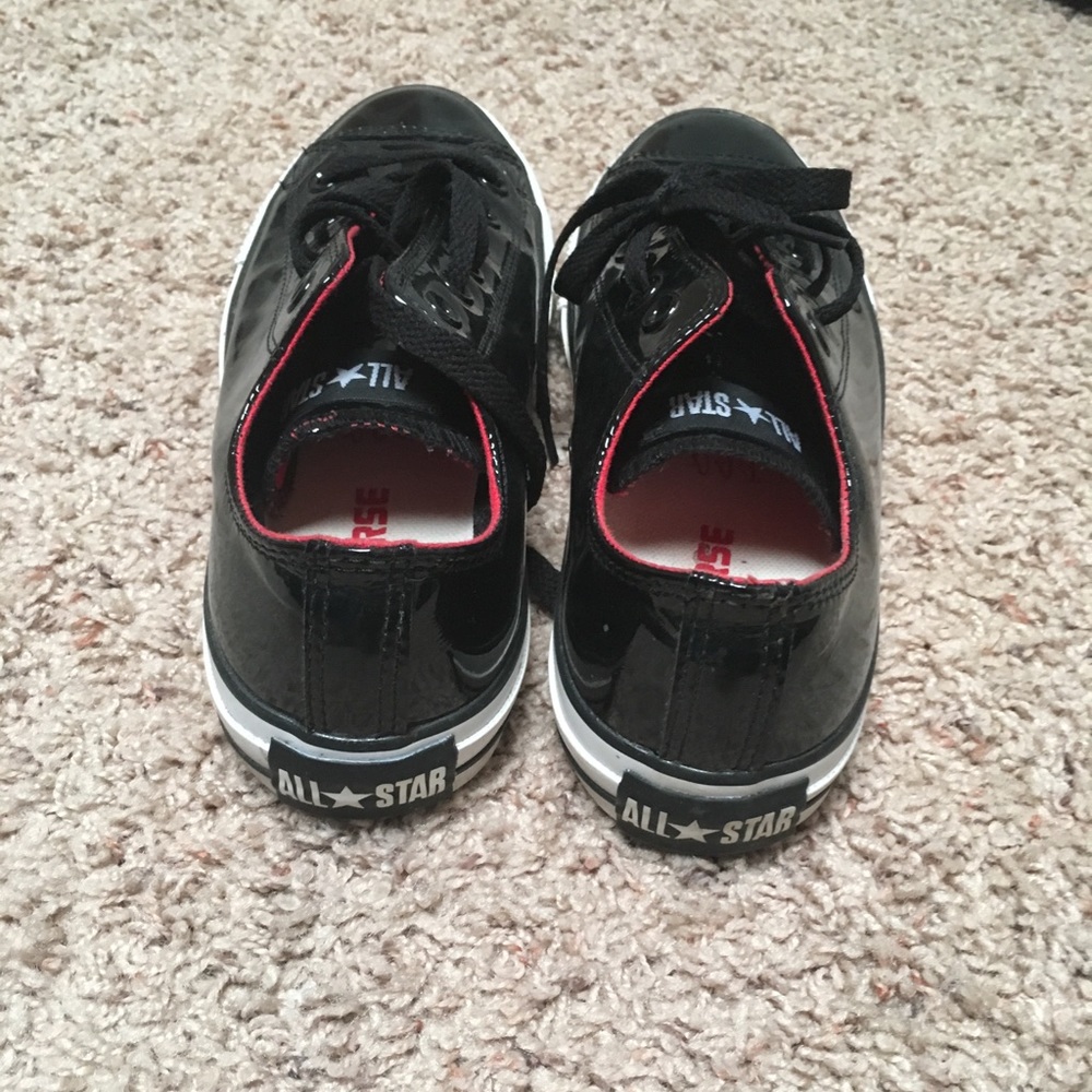 Limited edition converse black leather woman 7 - Picture 3 of 4